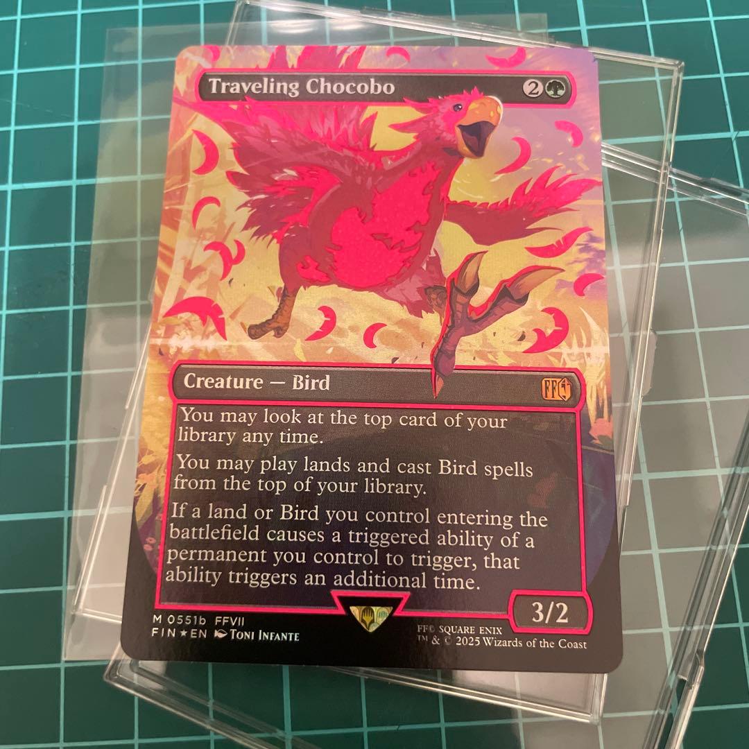 マジックMTG FF 旅するチョコボ ネオンインク foilピンク