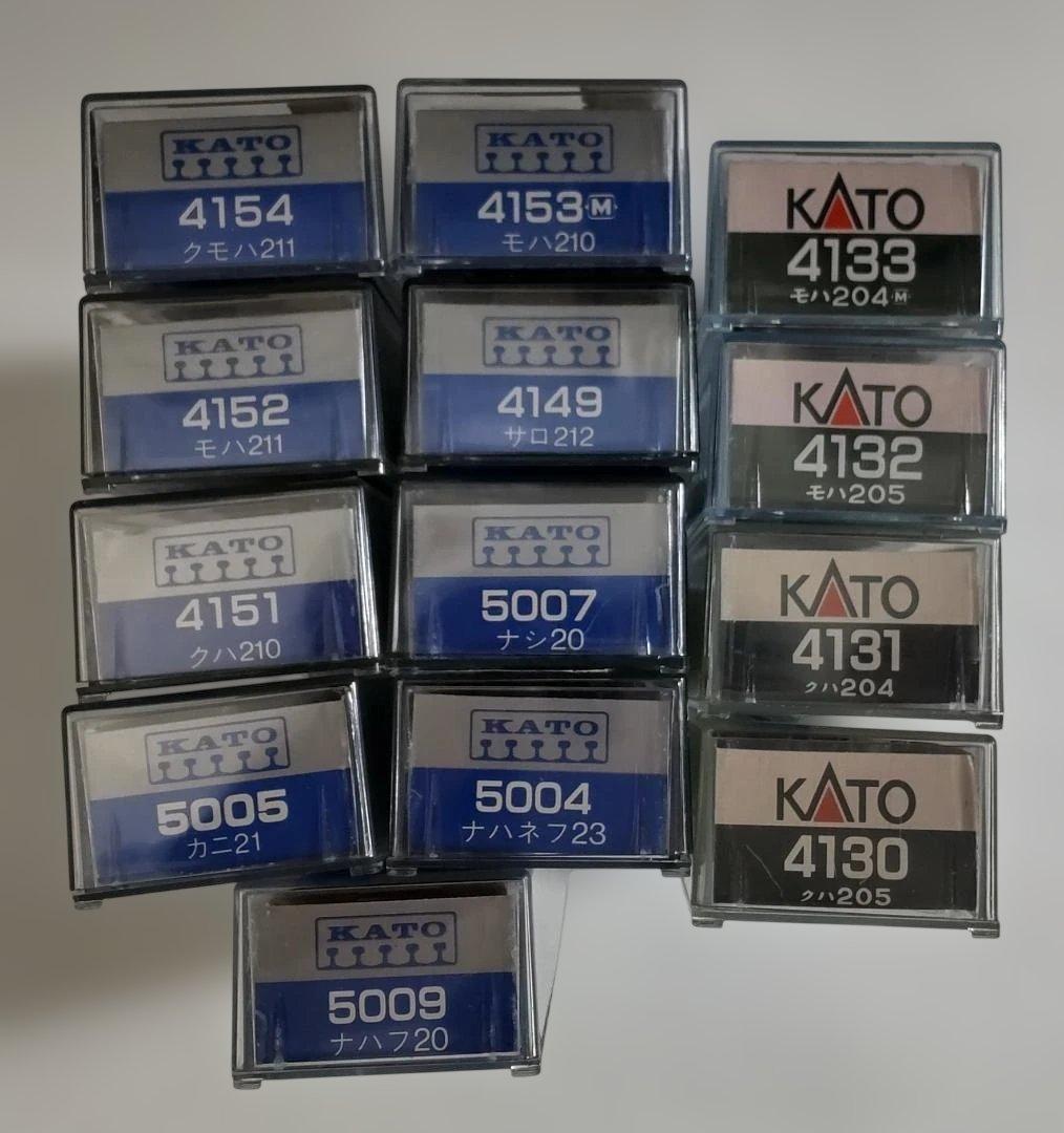 KATO　関水金属　鉄道模型　カプラーN取り付け可能車　12両