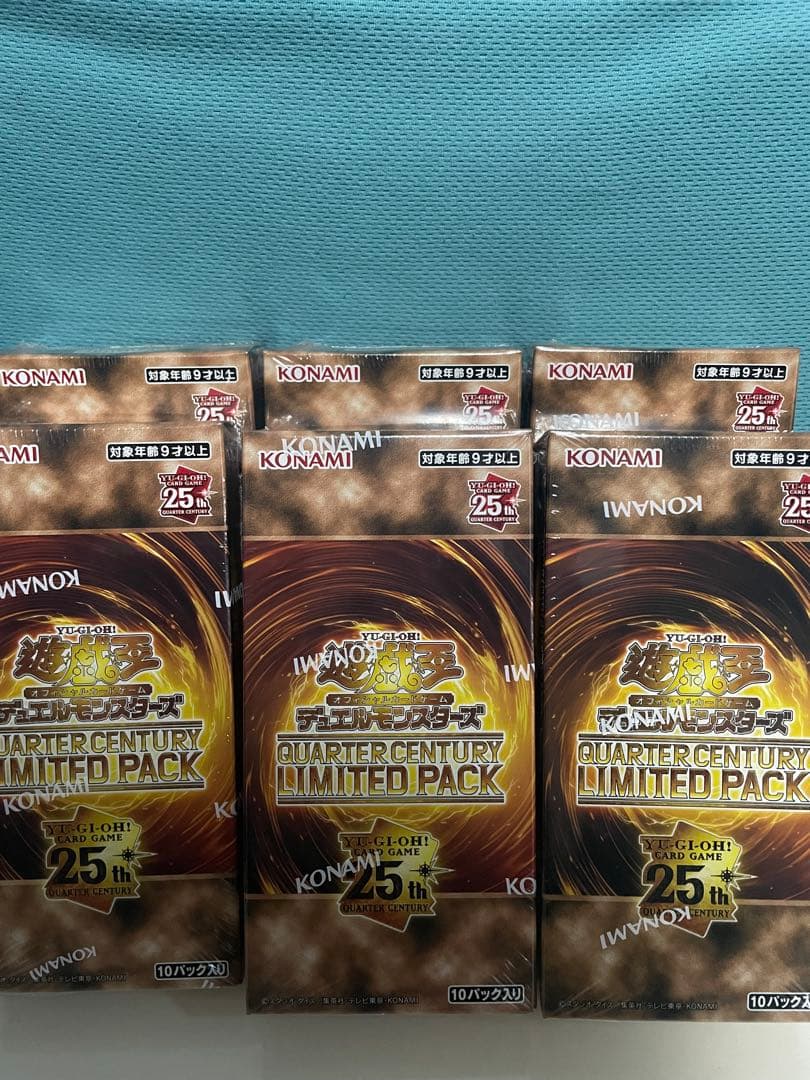 遊戯王　クォーターセンチュリーリミテッドパック6BOX