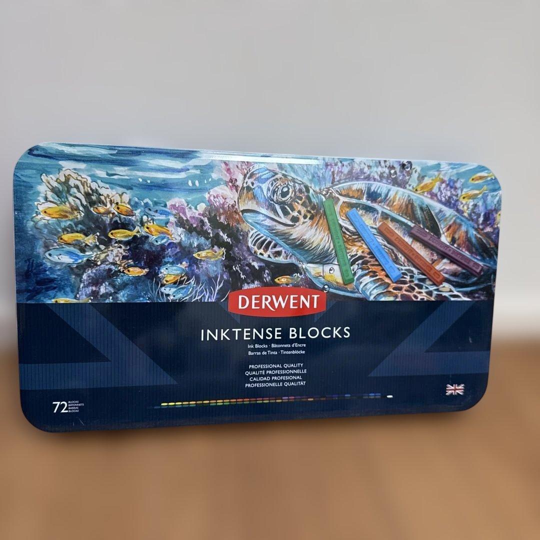 【開封済み、未使用】DERWENT INKTENSE BLOCKS 72色セット