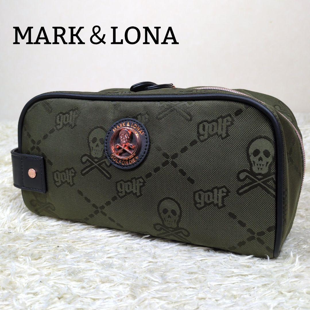 美品✨ マークアンドロナ カートバッグ スカル ナイロン カーキ