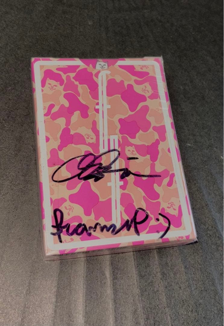 Zach3人直筆サインレアトランプRipndip Fontaine