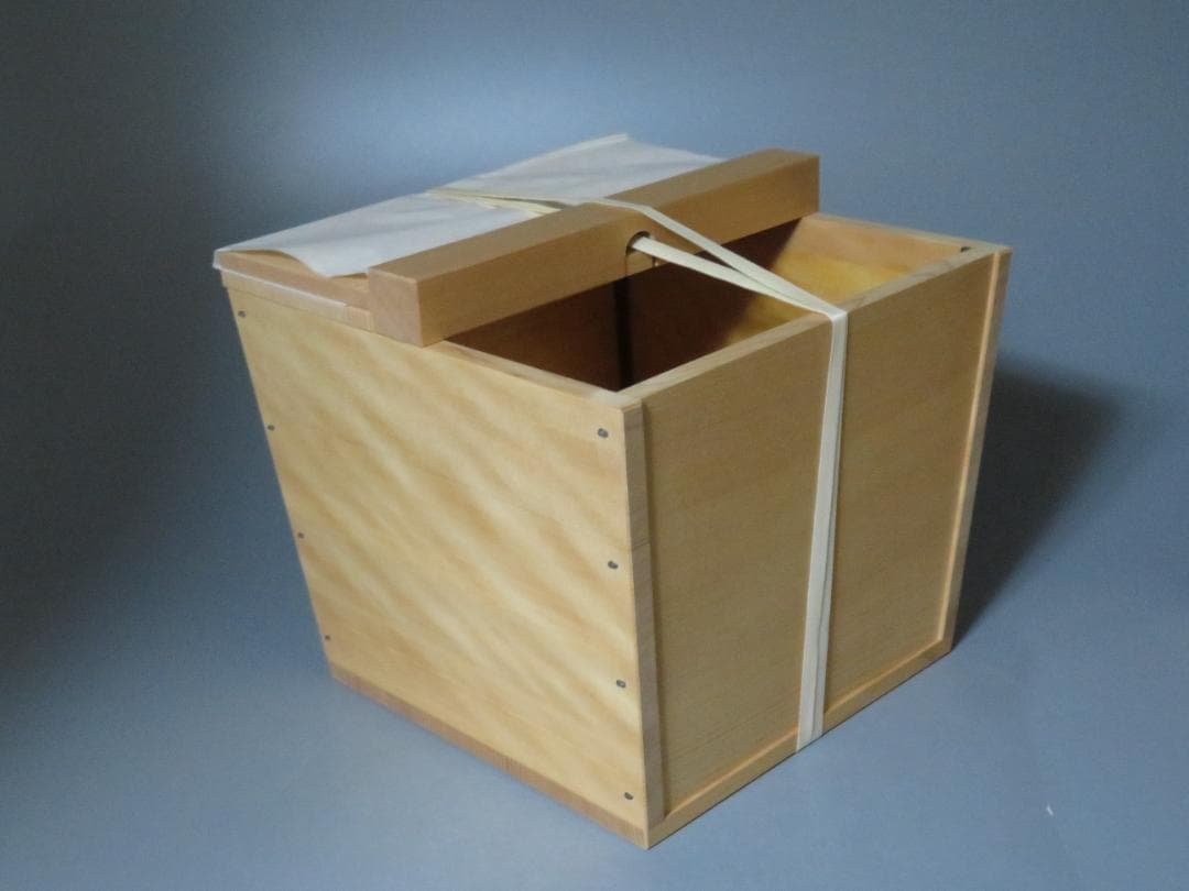 ◆408◆茶道具　木地　釣瓶水指　木地物水指　茶道　お点前　利休好