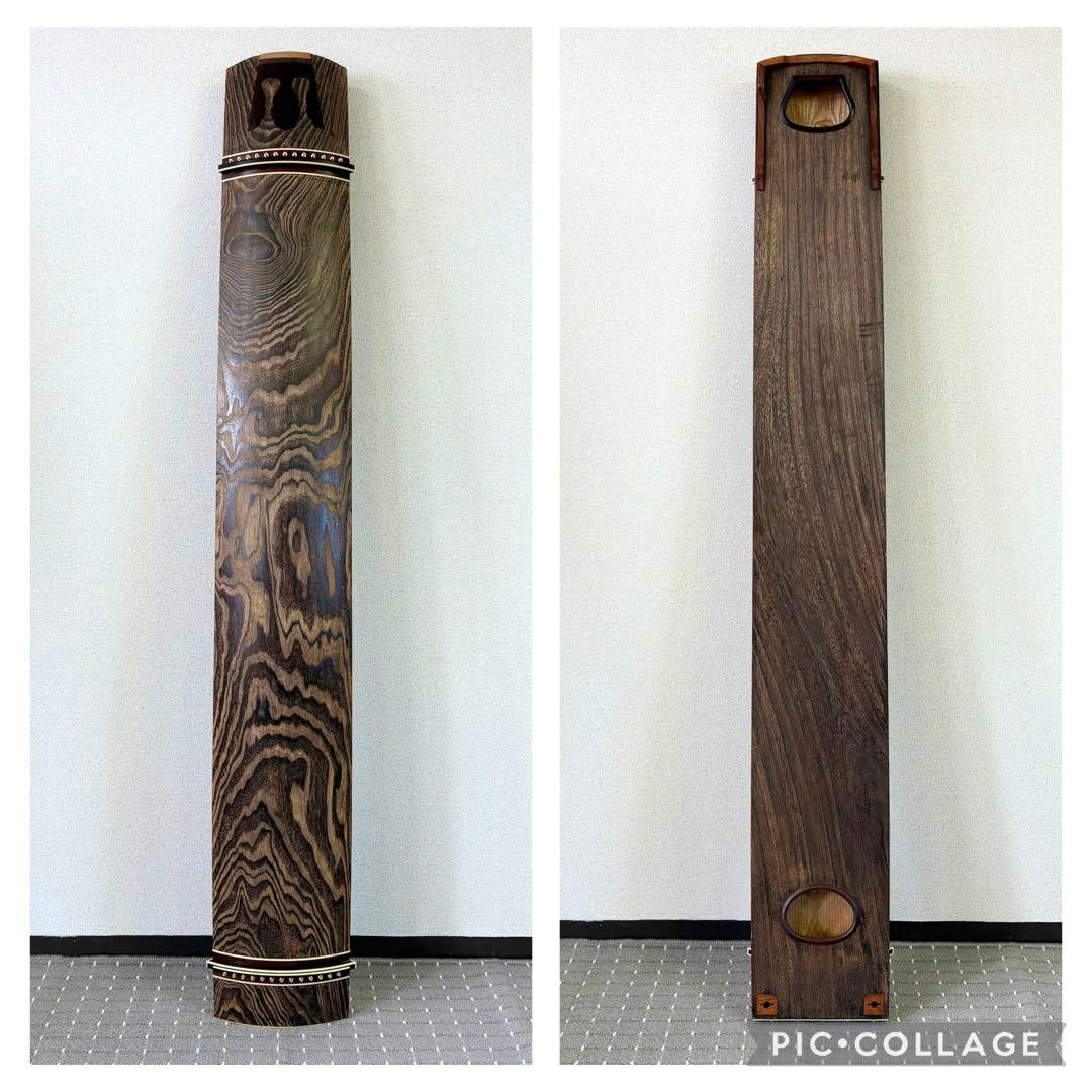 新品未使用 お琴 フルセット付属品付 半上角すだれ彫 定価25万円相当 糸張り込