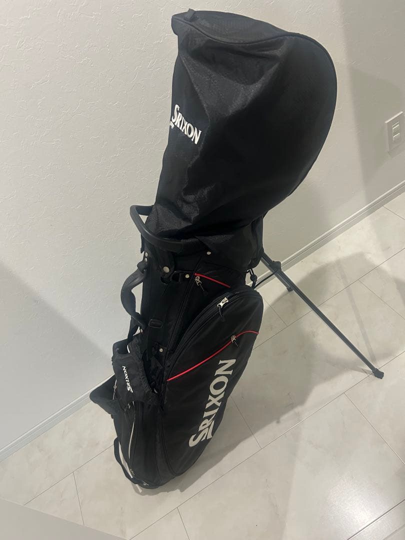 Srixon キャディバッグ ブラック スタンド付き