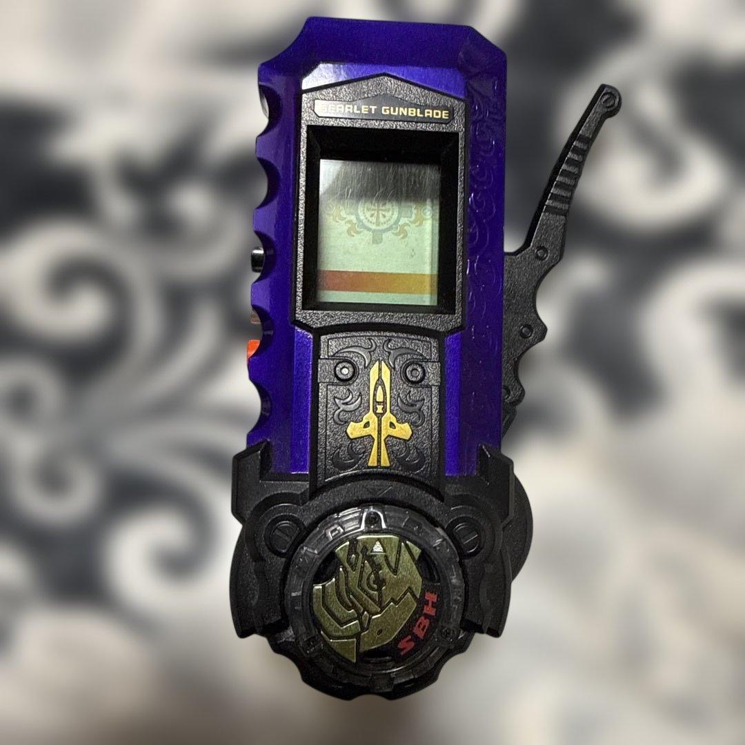 超希少 動作品 トレジャーガウスト ギアレット ガンブレード バイオレット