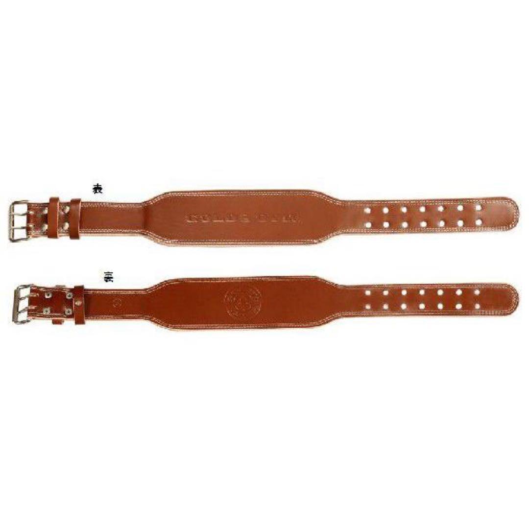 [美品] GOLD'S GYM レザー パワーベルト