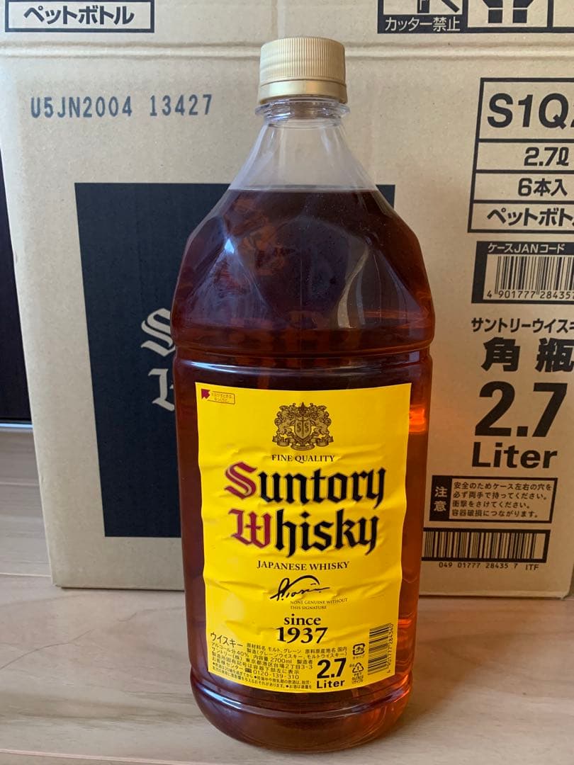 サントリー角ウイスキー 2.7リットル×6本