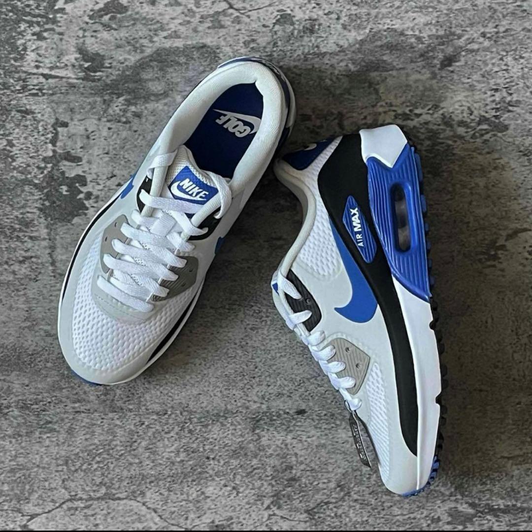 は*こ様 NIKE AIR MAX 90 G 青 24.5 ナイキ エアマックス
