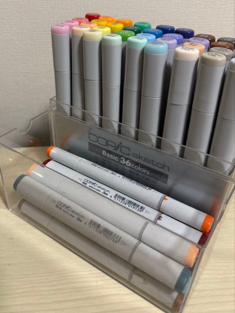 コピック スケッチ ベーシック 36色セット + 12本