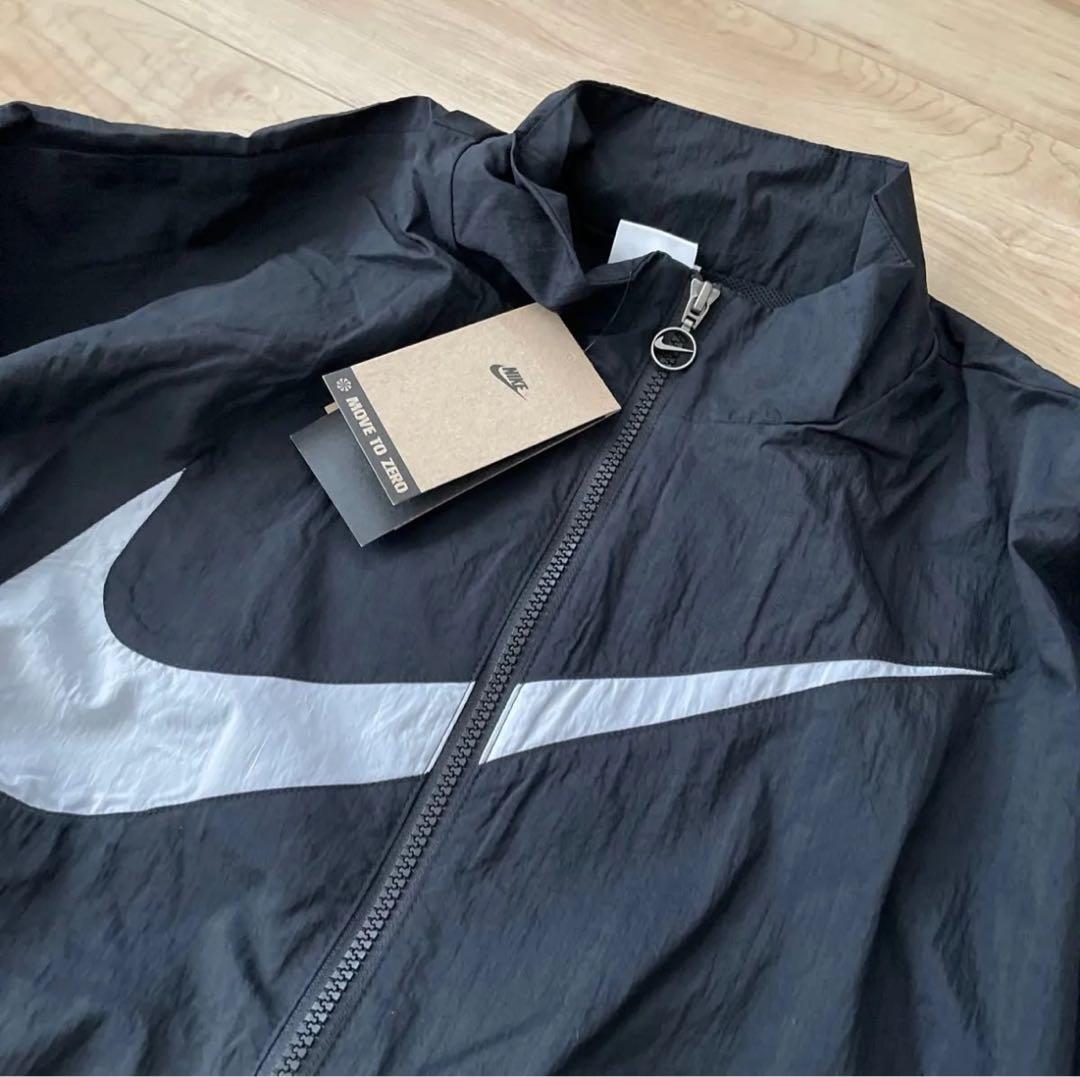 ナイキ　レディース　ウィンドブレーカー　上下セットアップ　ブラック　黒　L