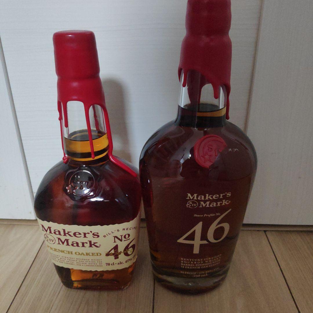 メーカーズマーク46 新旧ボトル ウイスキー