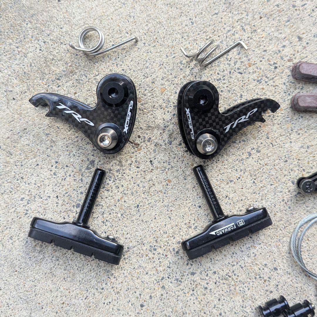 新品 軽量 TRP TRP EUROX CARBON カンチブレーキ