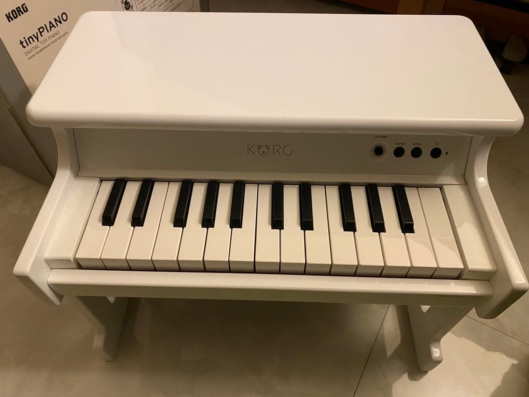 【レア♡生産終了】KORG tinypiano 25鍵 ホワイト WH