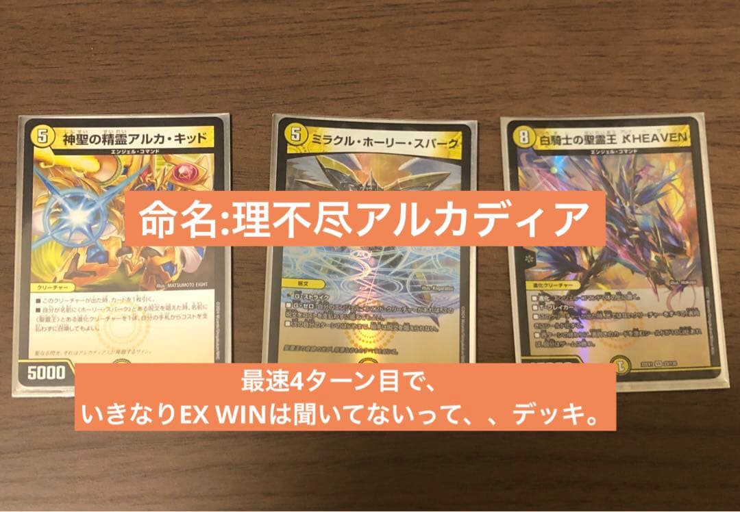 【らくらくメルカリ便＆即日発送】理不尽アルカディア　デッキ