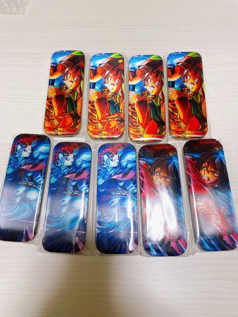 鬼滅の刃 ユーフォーテーブルWEBSHOPくじ 猗窩座義勇炭治郎　ロング缶バッジ