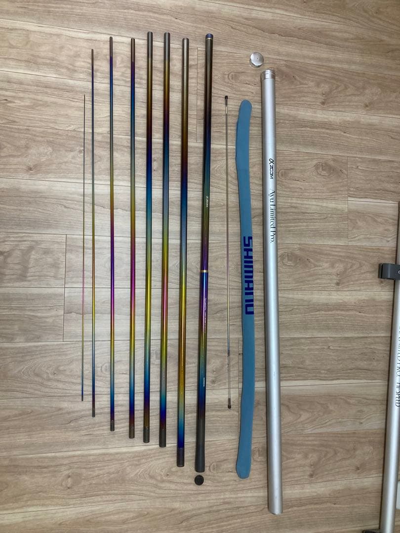 シマノ　アユ　リミテッドプロレインボーH2.5×ズーム90〜95 替穂先付き