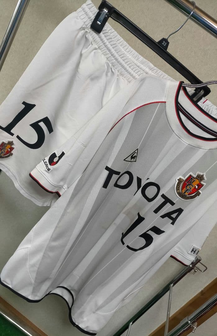 支給品！ルコック 名古屋グランパス 03-04アウェイ ユニフォームパンツセット