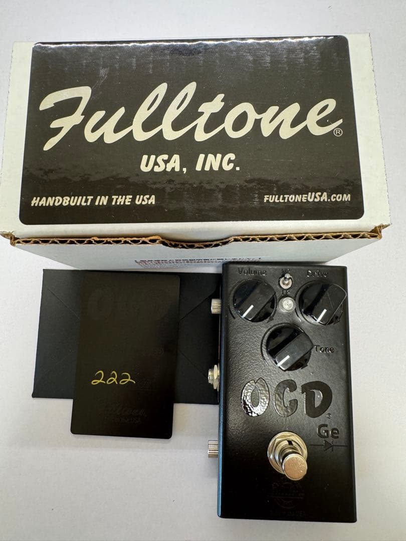【美品/希少】Fulltone OCD GE Black シリアル#222