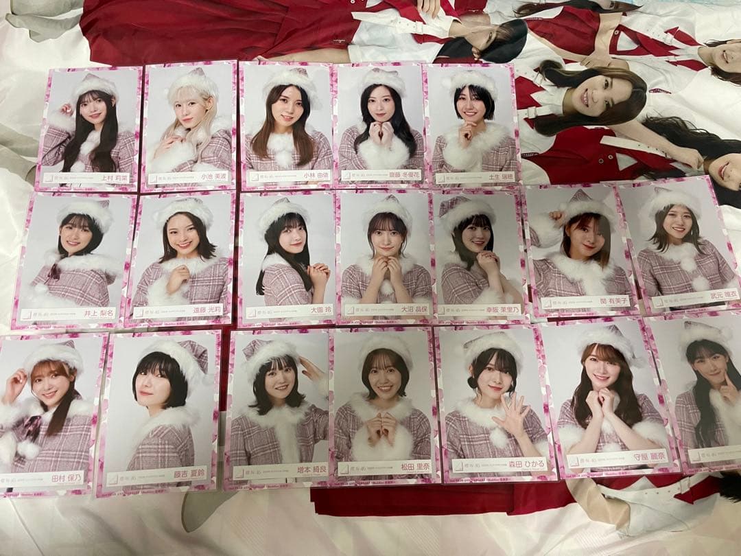 櫻坂46 生写真 クリスマスサンタ衣装 全メンバーフルコンプ