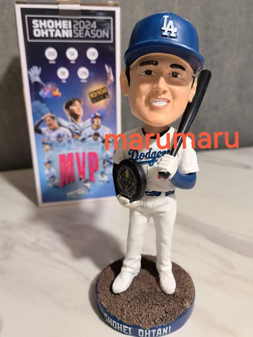 [本物]4月2日 4/2来場者限定 大谷翔平 2024 MVP ボブルヘッド ②
