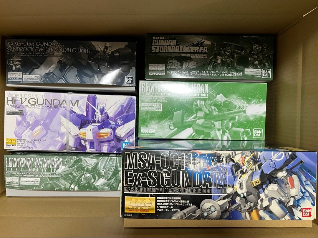 ガンプラMG 6個セット　バラ売り不可