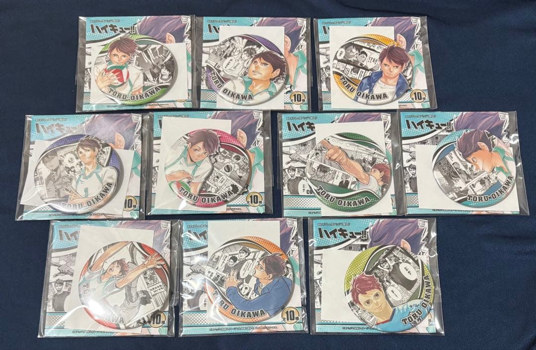 ハイキュー コレクション缶バッジ 及川徹 コンプセット