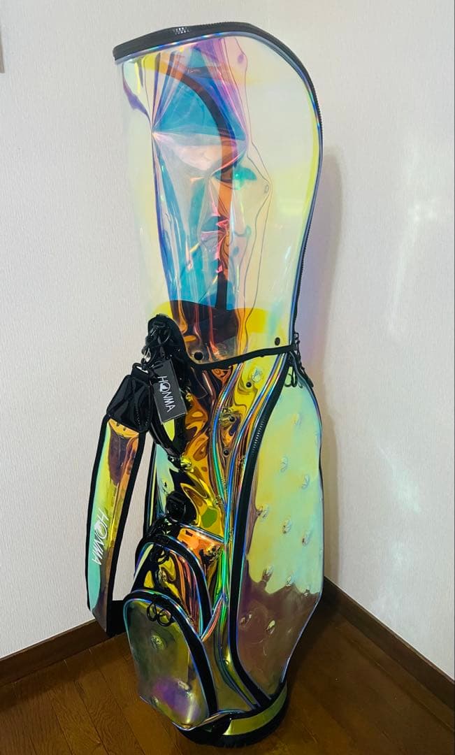 本間ゴルフ スケルトン クリアキャディバッグ CB12060 レアな非売品