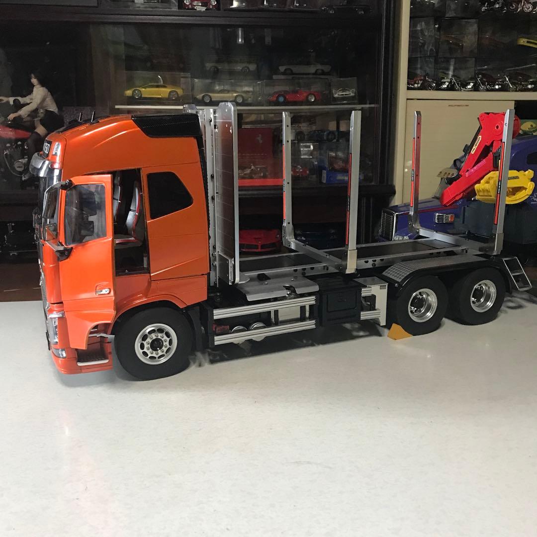 タミヤ1/14ボルボ木材運搬車