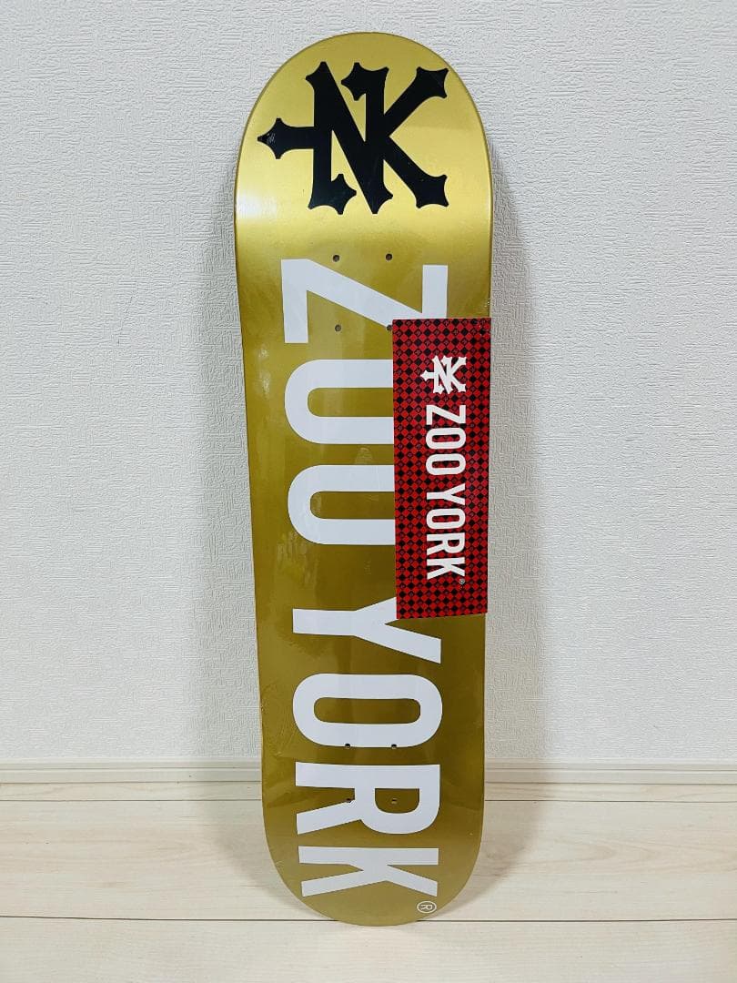 台湾製無地黒デッキテープ付き　ズーヨーク　ZOOYORK 8.0デッキ
