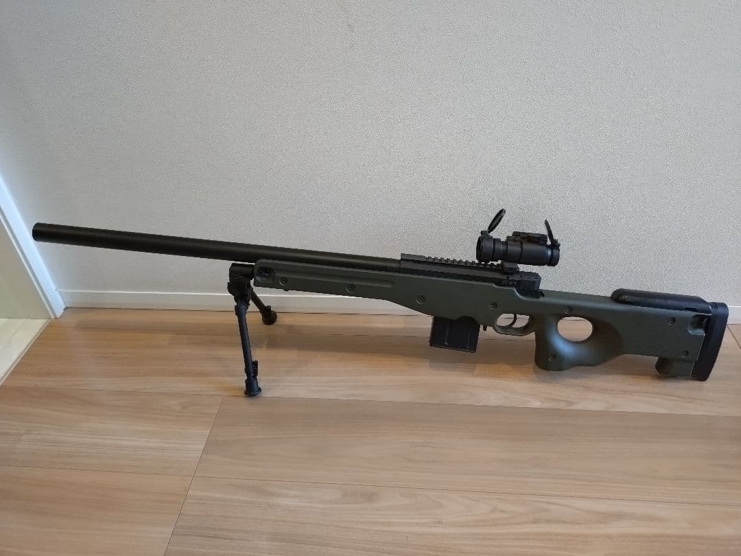 東京マルイ　L96 オリーブドラブ　東京マルイレッドドットサイト＆バイポッド付き