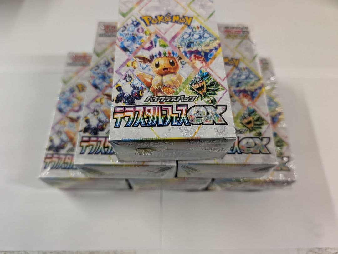 【シュリンク付】ポケカ テラスタルフェスex 拡張パック ハイクラス6BOX