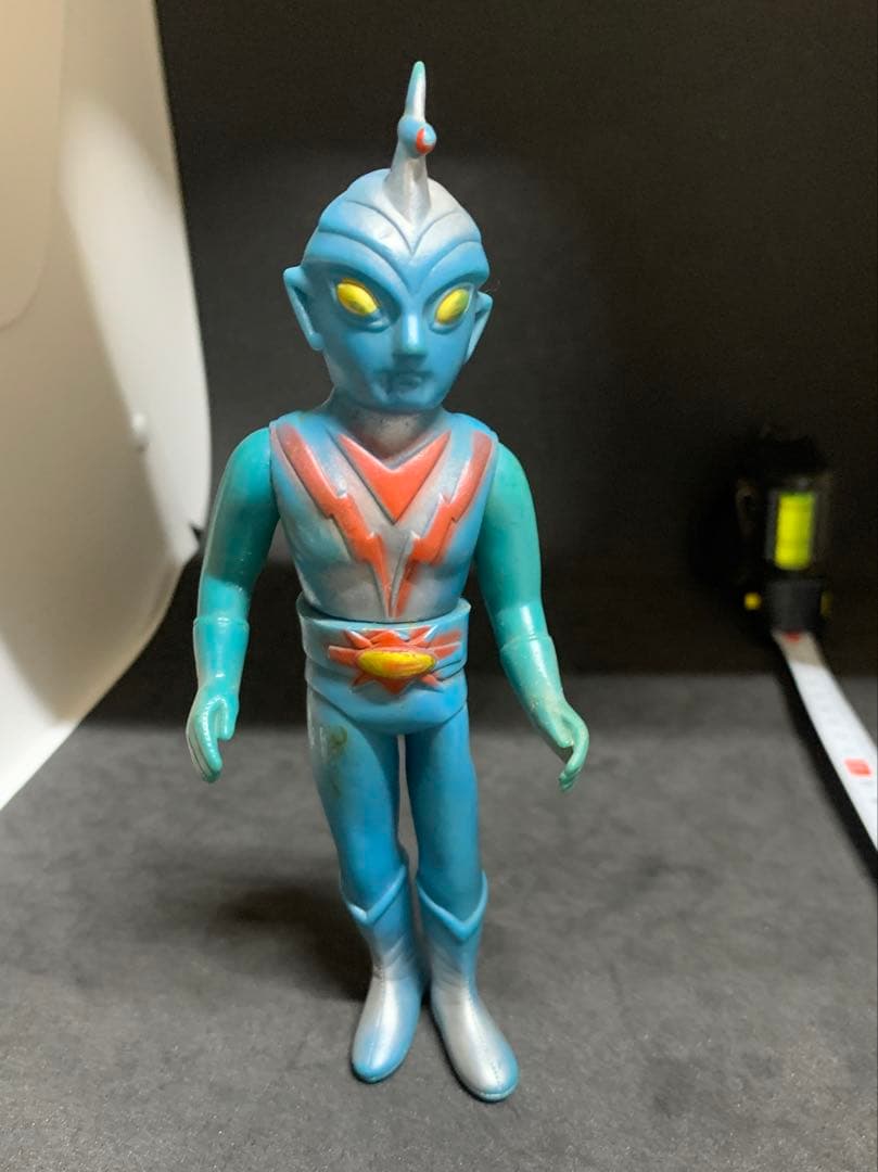 昭和レトロ　当時物　流星人間ゾーン　ソフビ　人形　ポピー