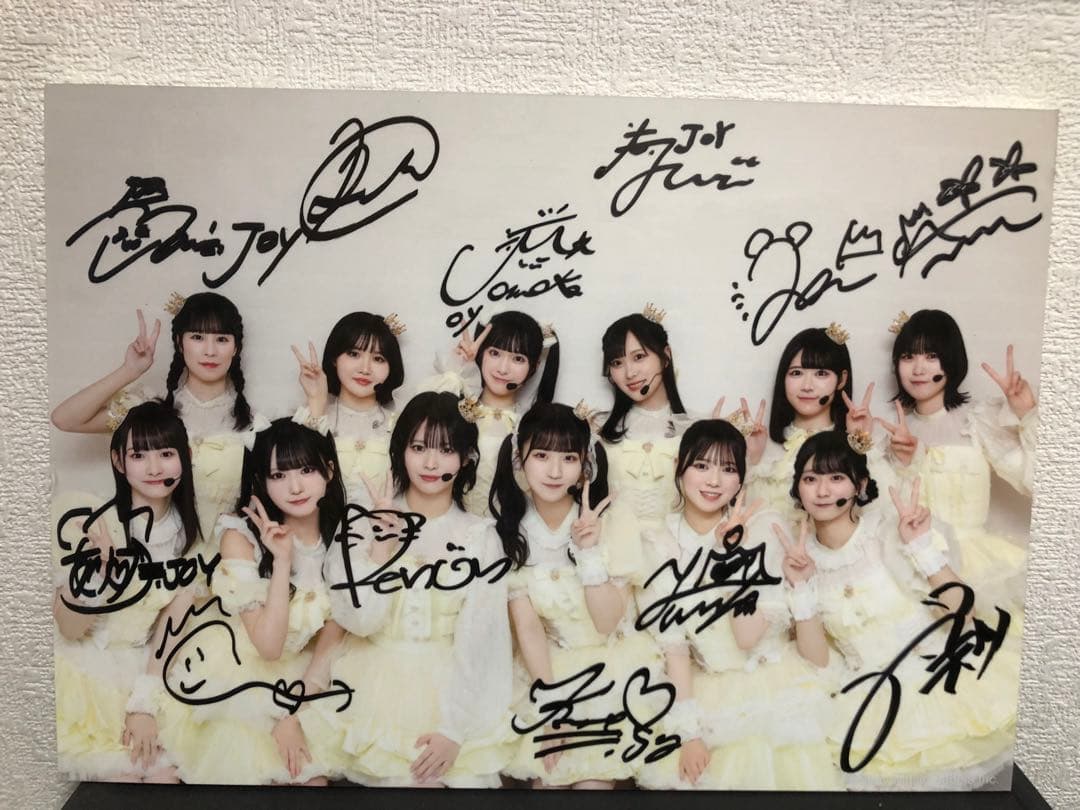 ニアジョイ ≒JOY 直筆パネル 2周年コンサート