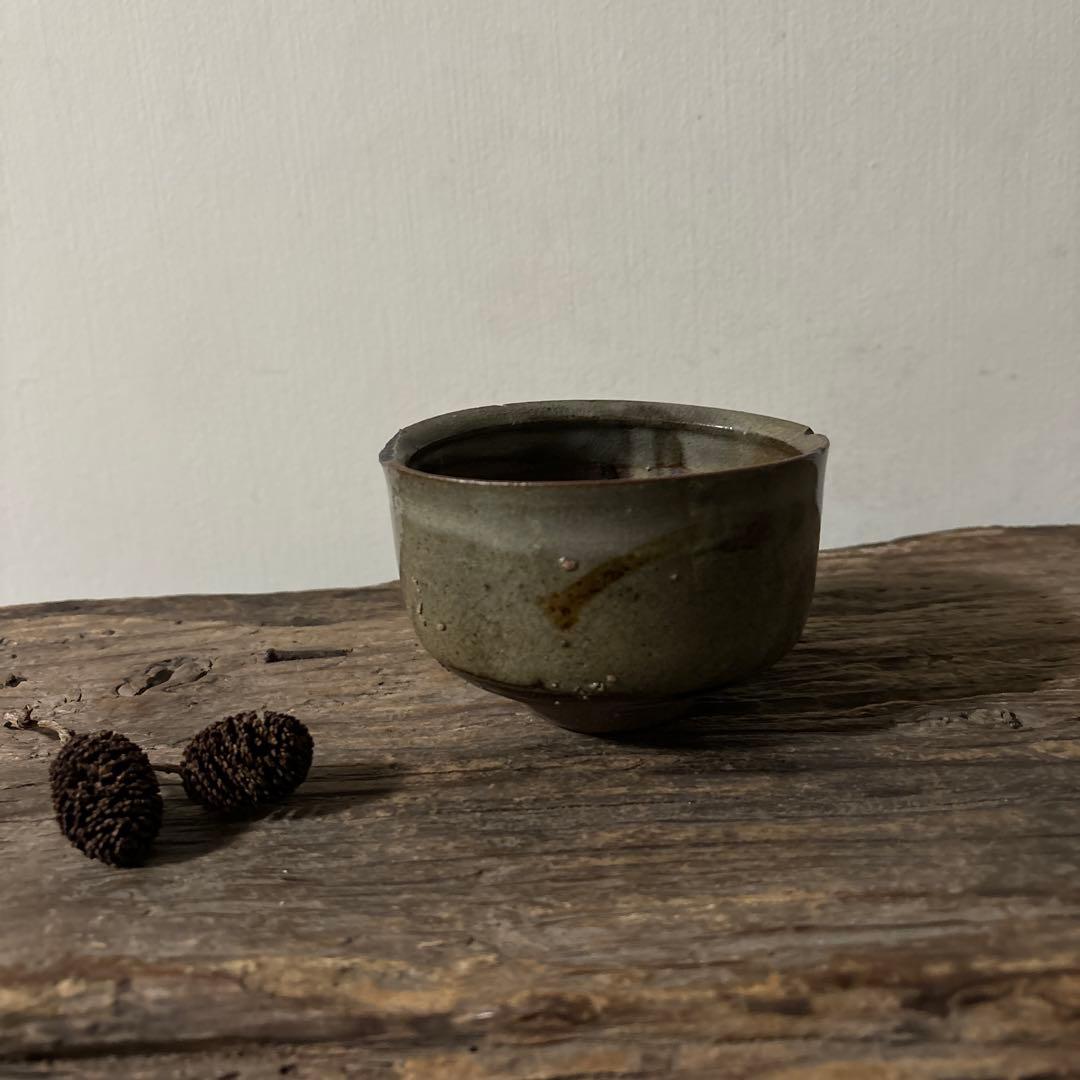 木原　唐津茶碗　陶片　骨董　茶道具　古陶磁　古伊万里アンティーク　李朝　古伊万里