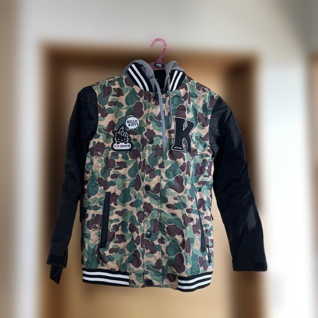 スノーボード　ウェア　キティ　迷彩