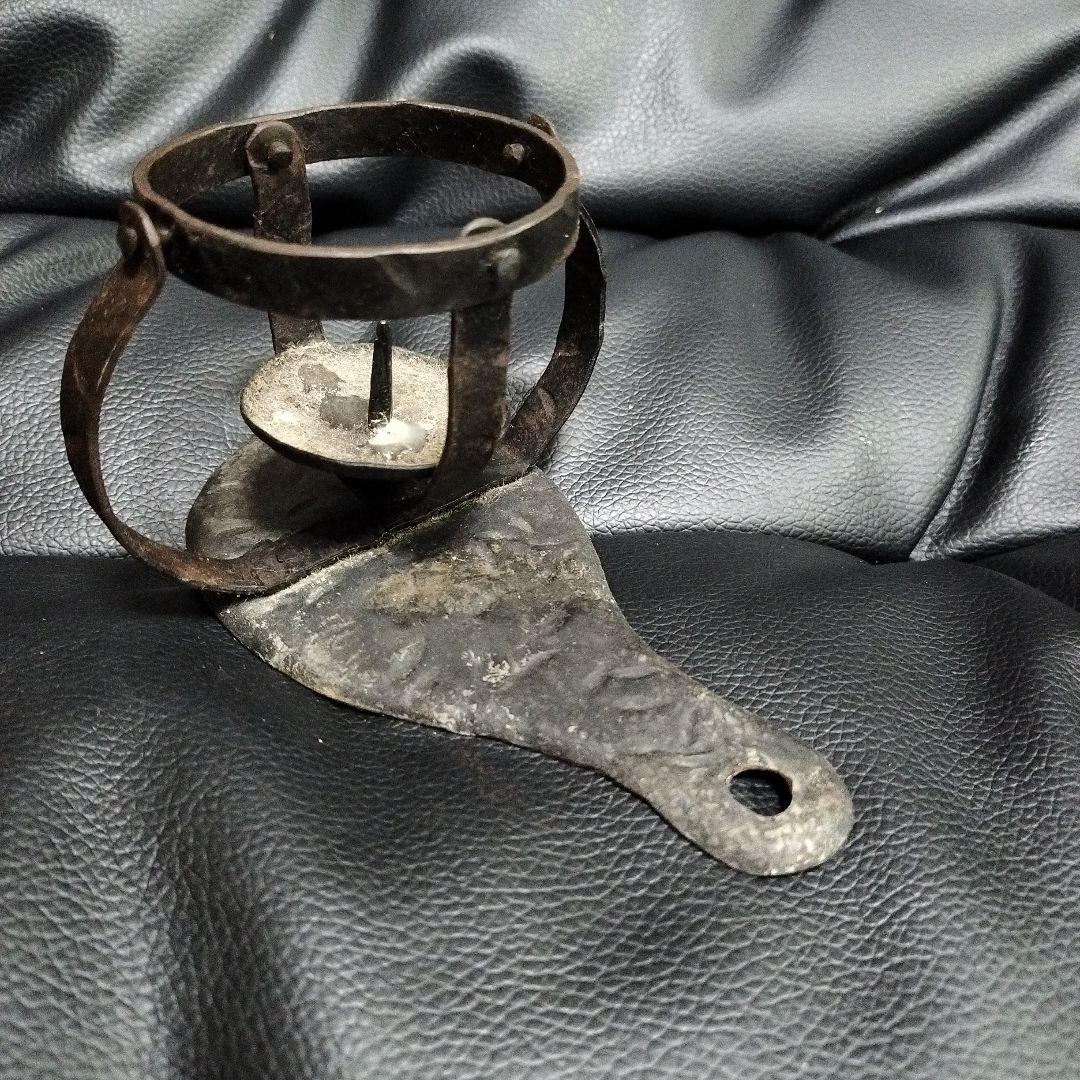 アンティーク 持運び 燭台 古道具 骨董 携帯