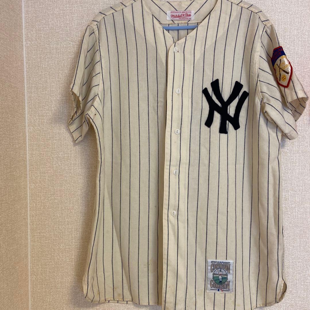 ミッチェルアンドネス オーセンティック ヤンキース ベースボールシャツ　７