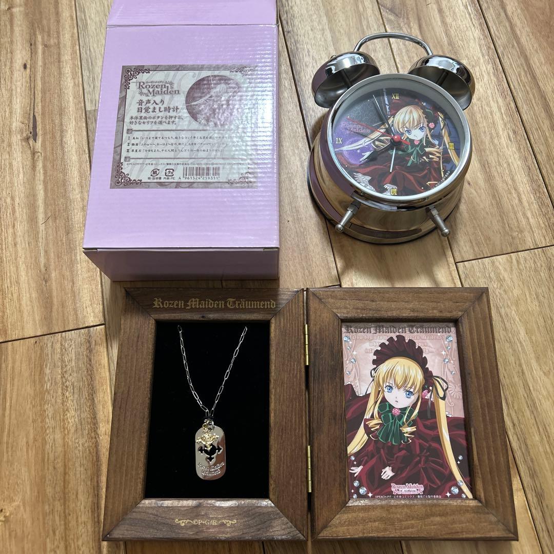 ローゼンメイデン アクセサリーフレーム 音声入り目覚まし時計 真紅