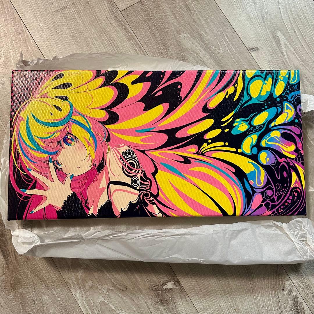 BerryVerrine　Papillon キャンバスにジークレー印刷 個展