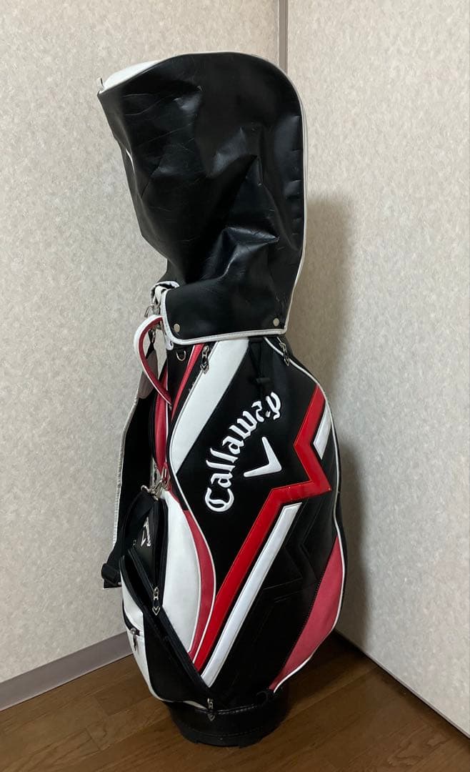 Callaway キャディバッグ 黒/赤/白