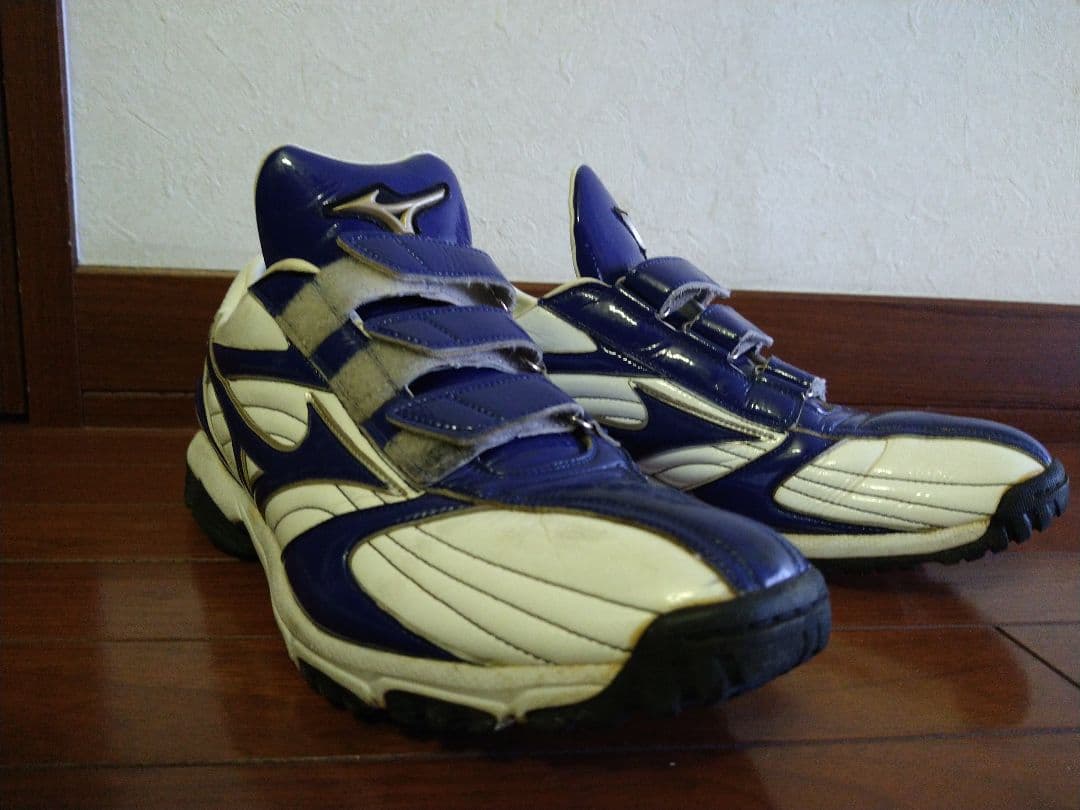 Mizunopro トレーニングシューズ ホワイト/ブルー 28センチ