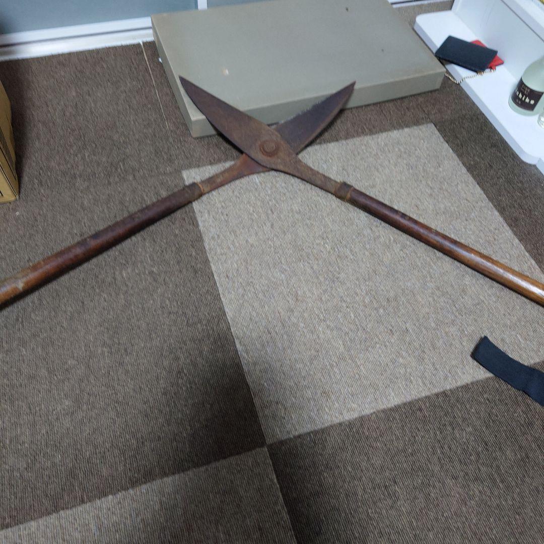 両手剪定鋏　アンティーク　レトロ