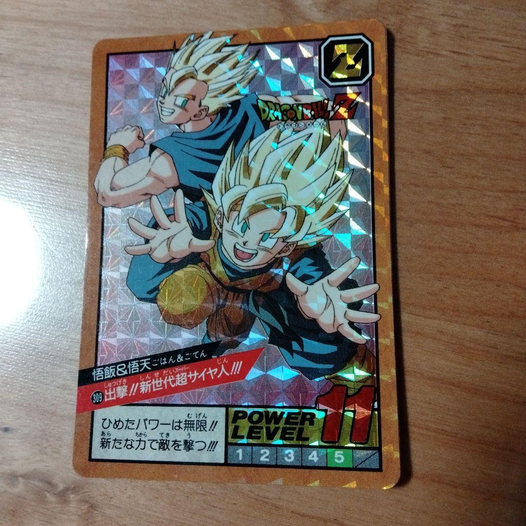 ドラゴンボール　カードダス　No.309 悟空　悟飯