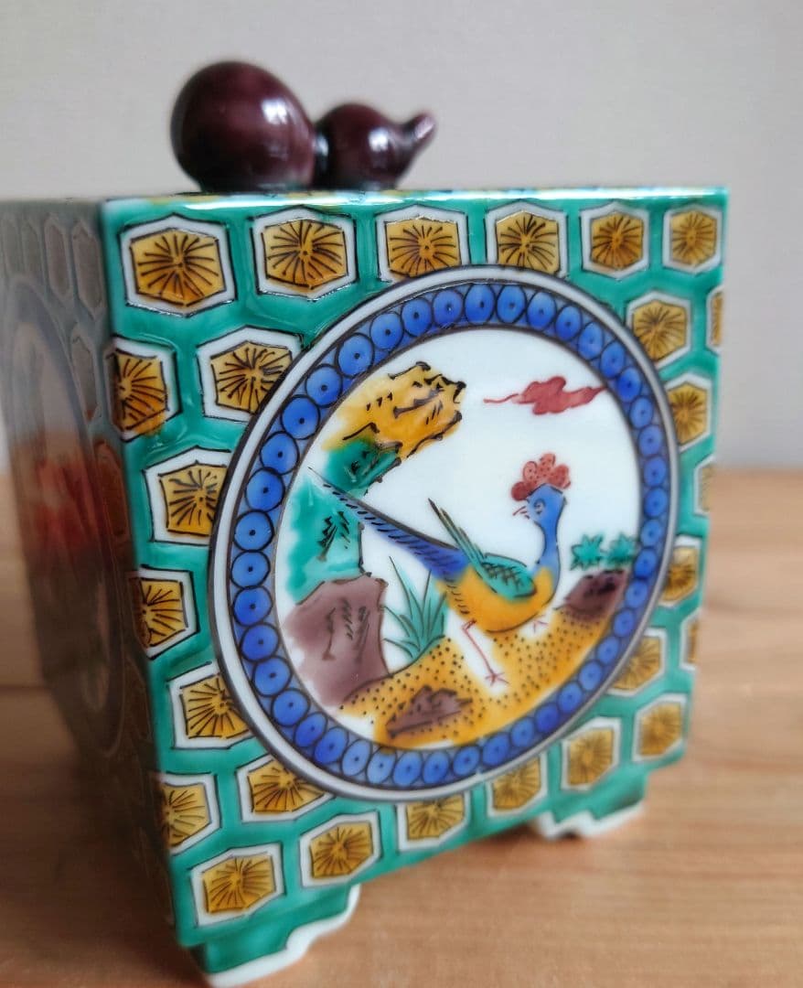 香炉　中村重人　古九谷