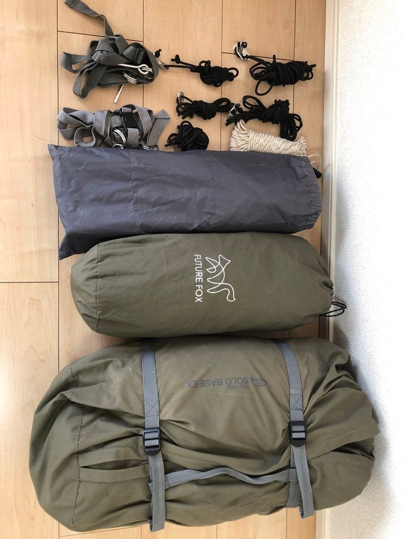 バンドックソロベースex 前幕　二股ポール　蚊帳付き