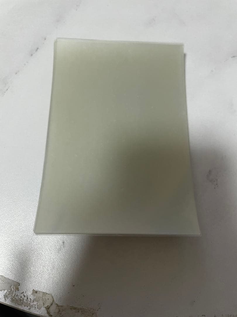 クリアカード 厚紙 透明