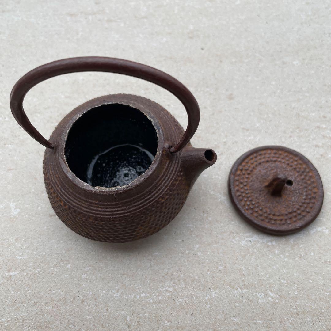 鋳鉄製 ブラウン 鉄瓶