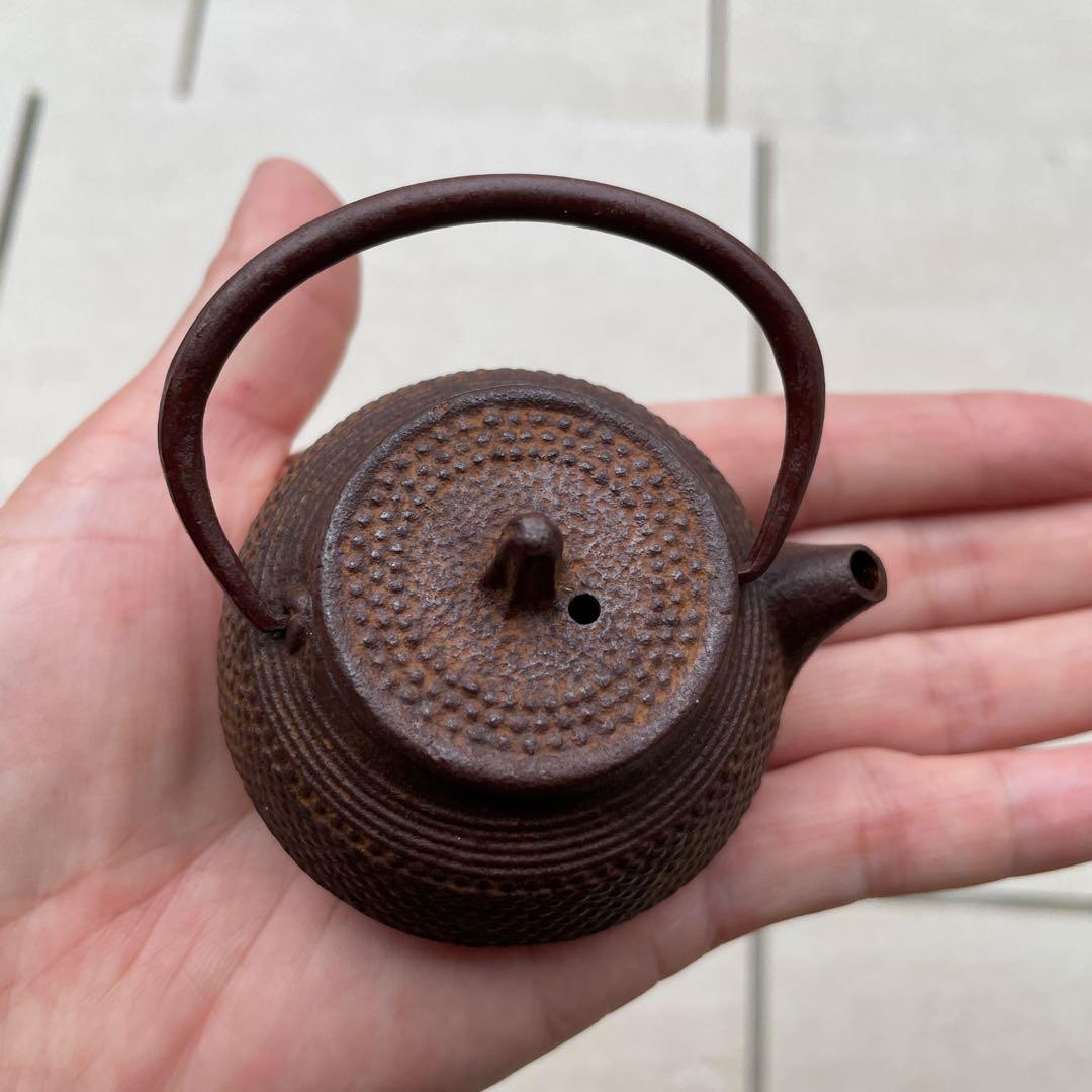 鋳鉄製 ブラウン 鉄瓶