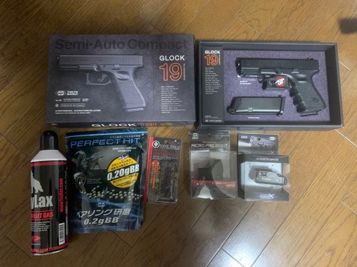 東京マルイ　ガスガン　グロッグ マウント　サイト